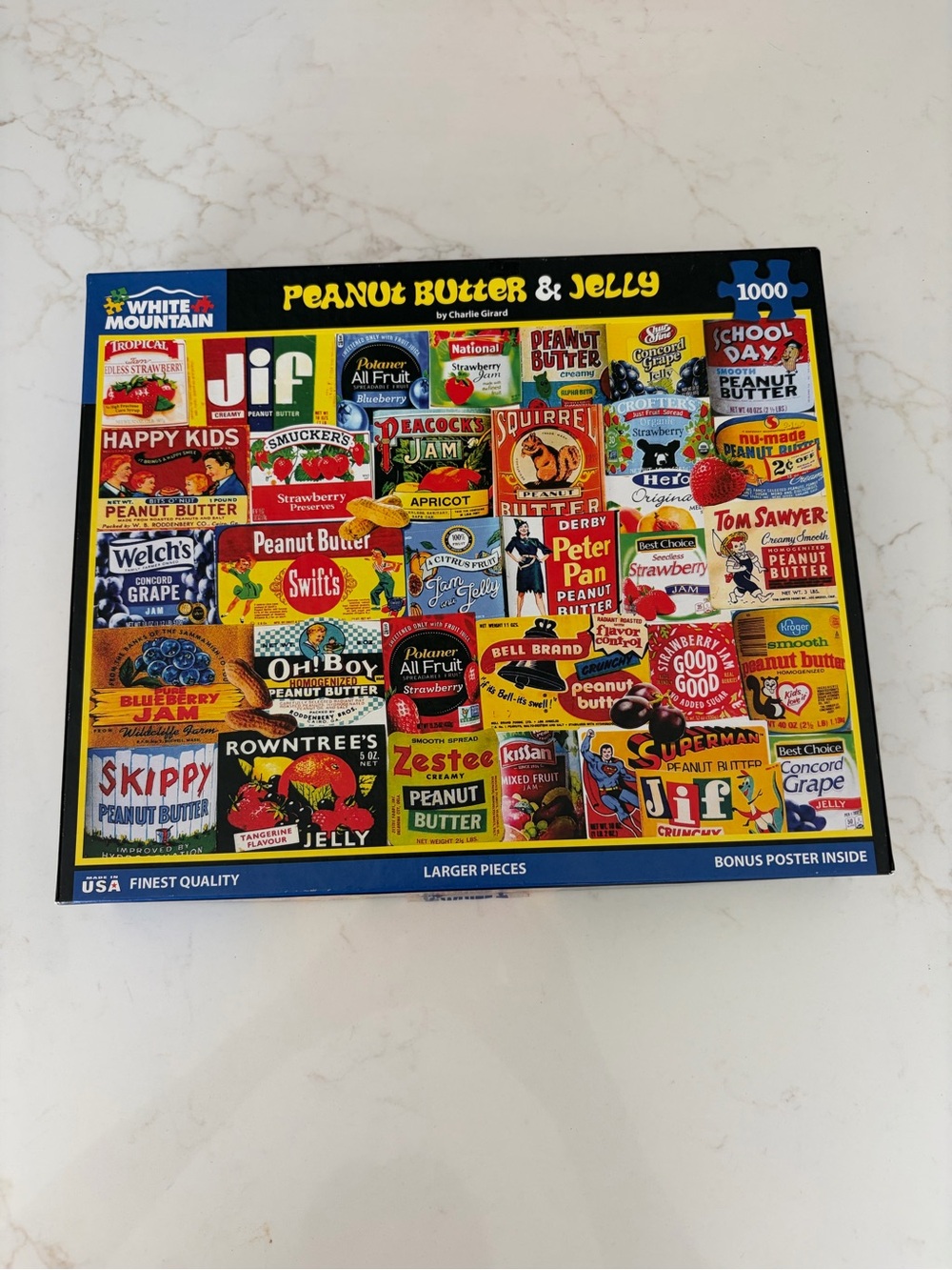 “Peanut Butter & Jelly” White Mountain 1000 piece puzzle